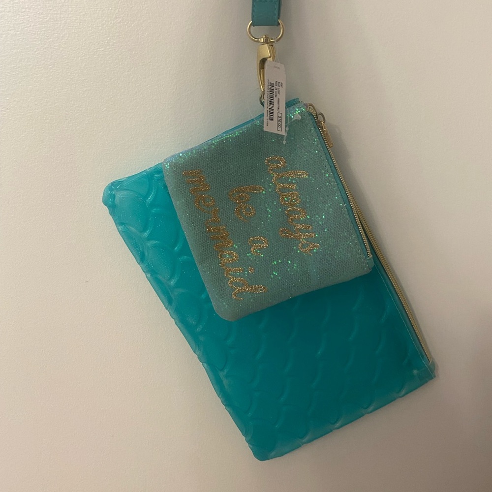 Mermaid wristlet set